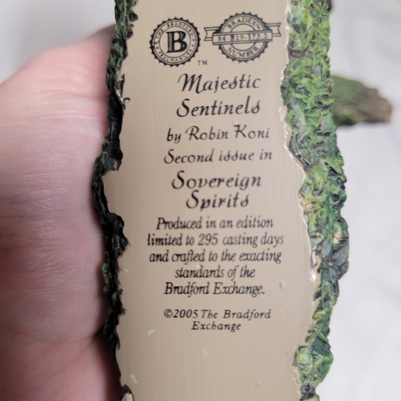 Bradford Exchange Eagle Wall Hanging Majestic Sentinels by Robin Koni 2005 - Picture 10 of 15